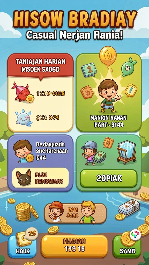 Banyak variasi permainan yang bisa dipilih.