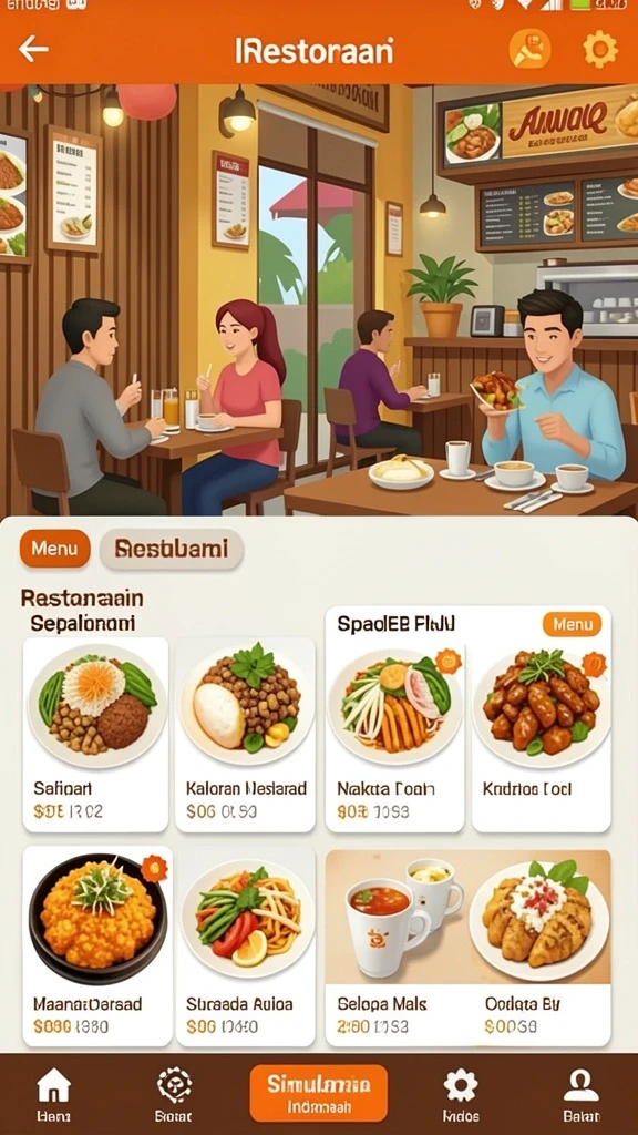 Kolaborasi dengan teman dalam mendesain.