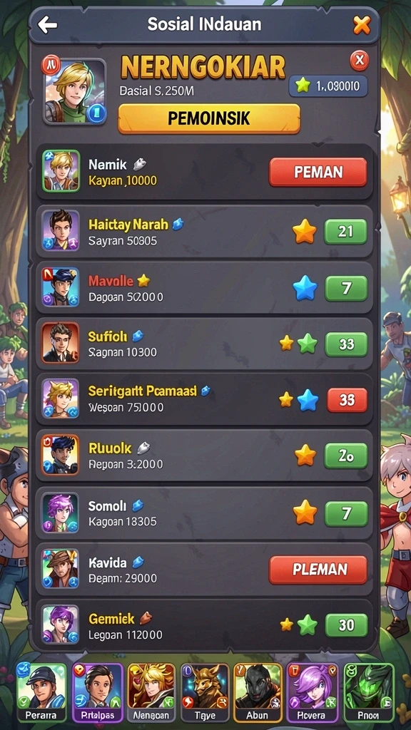 Screenshot menampilkan karakter utama dalam aksinya.