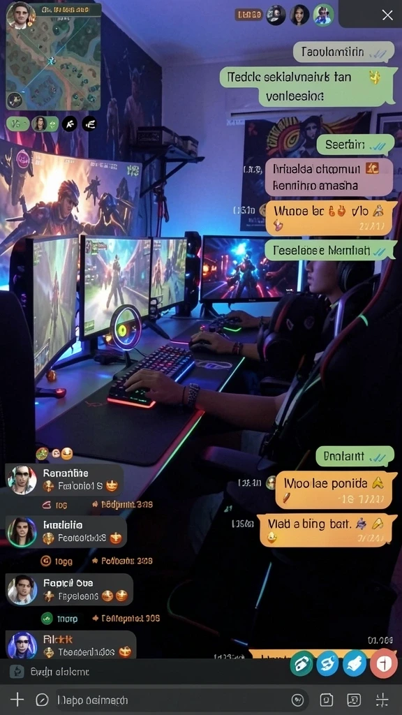 Screenshot dari event turnamen yang sedang berlangsung.