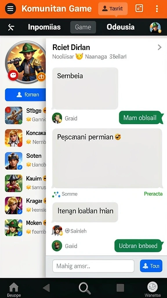 Tampilan awal game dengan grafis menawan.
