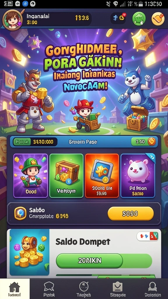 Mode multiplayer yang seru dan kompetitif.
