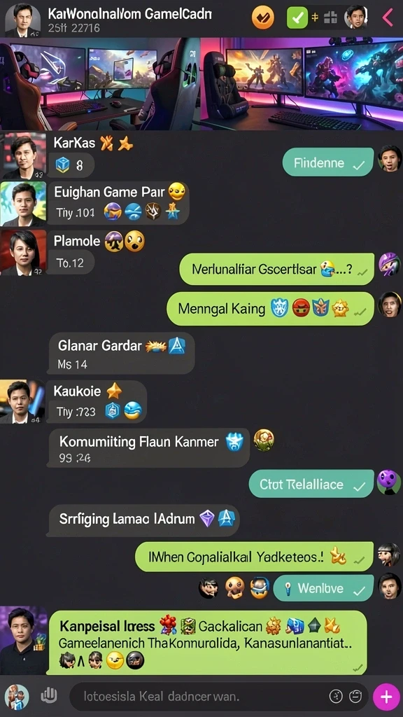 Berbagai pilihan permainan kasino yang tersedia.