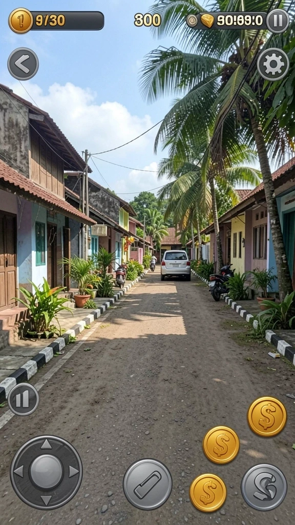 Tampilan antarmuka pengguna yang menarik.