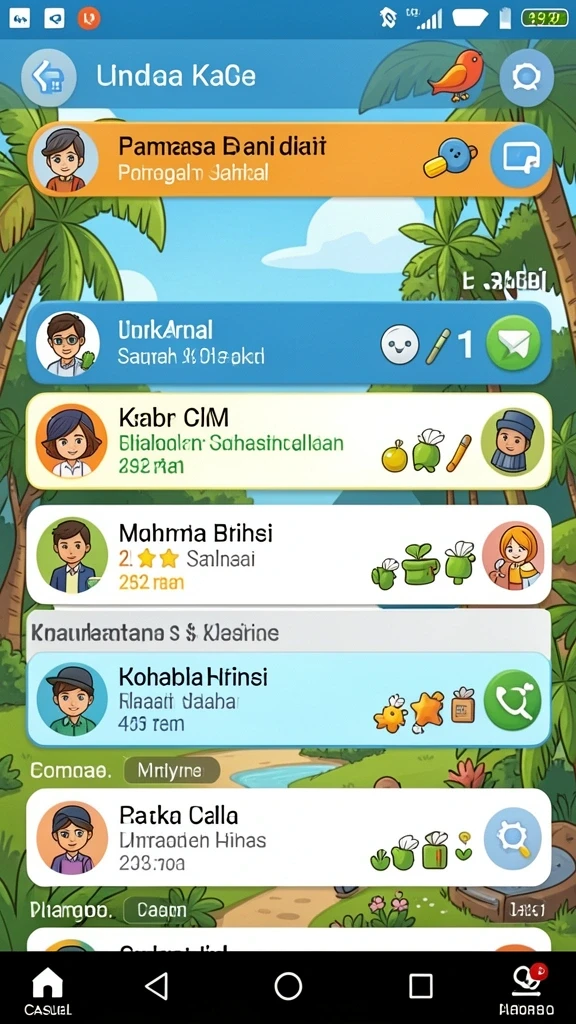 Karakter yang dapat disesuaikan dengan unik.