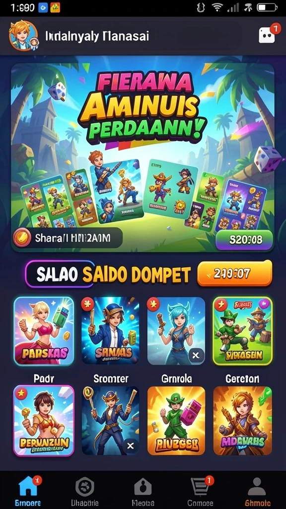 Tampilan antarmuka yang intuitif dan menarik.
