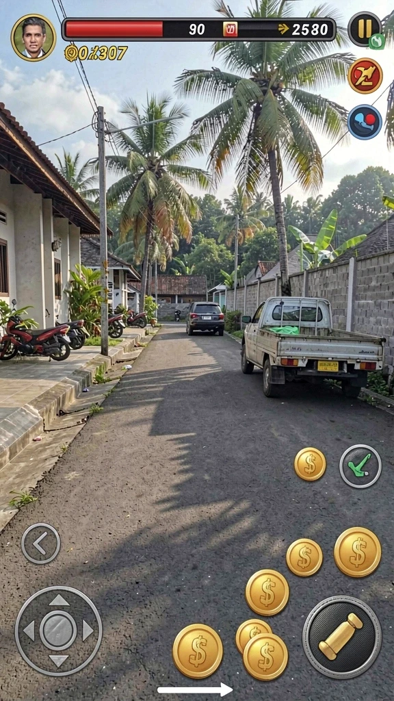 Karakter unik yang bisa dijelajahi.