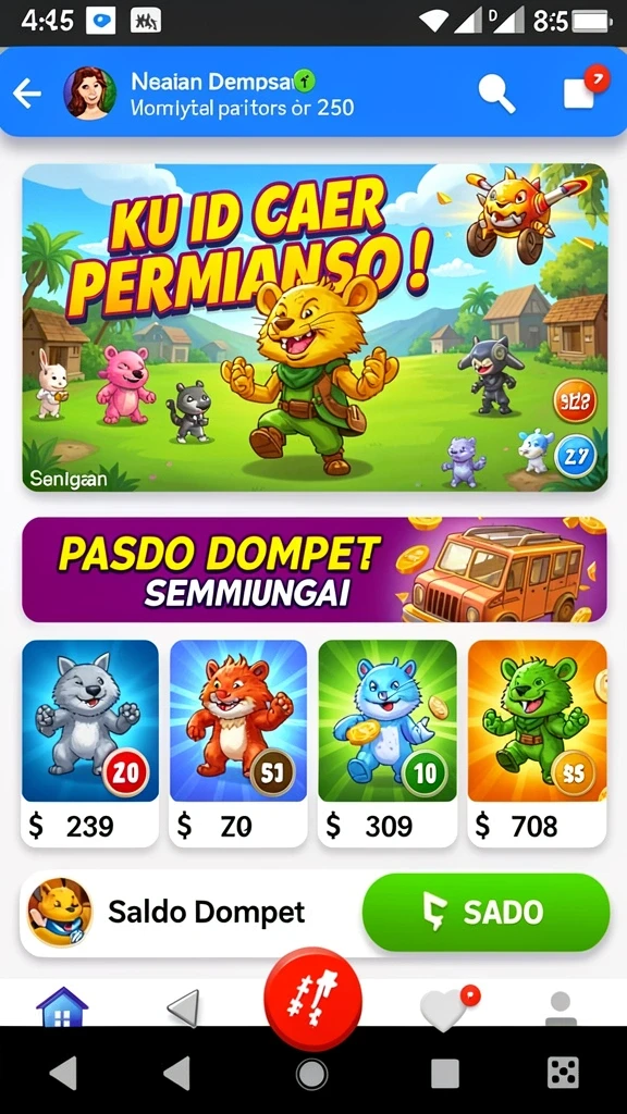 Tampilan antarmuka yang intuitif dan ramah pengguna.