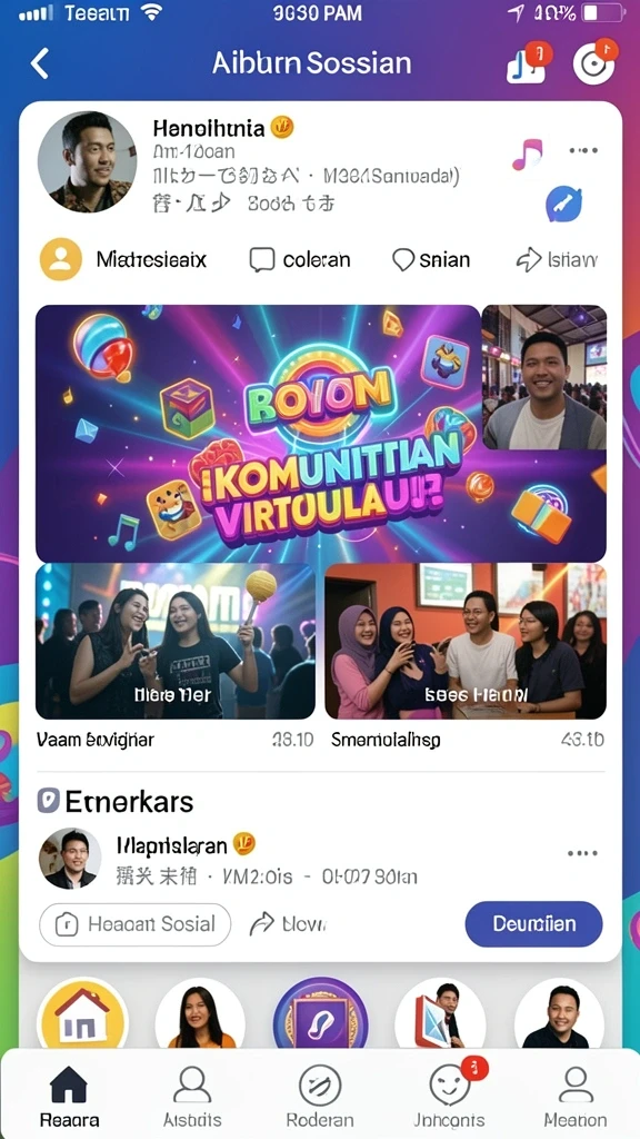 Karakter unik dan menarik dalam permainan.