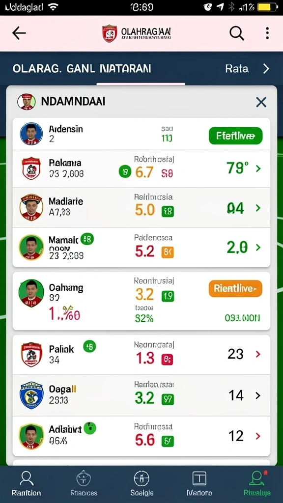 Fitur live game yang membuat pengalaman bermain semakin nyata.