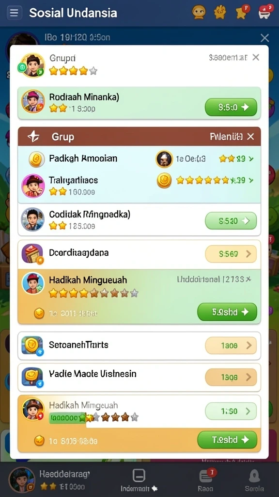 Menampilkan salah satu level menantang dalam game.