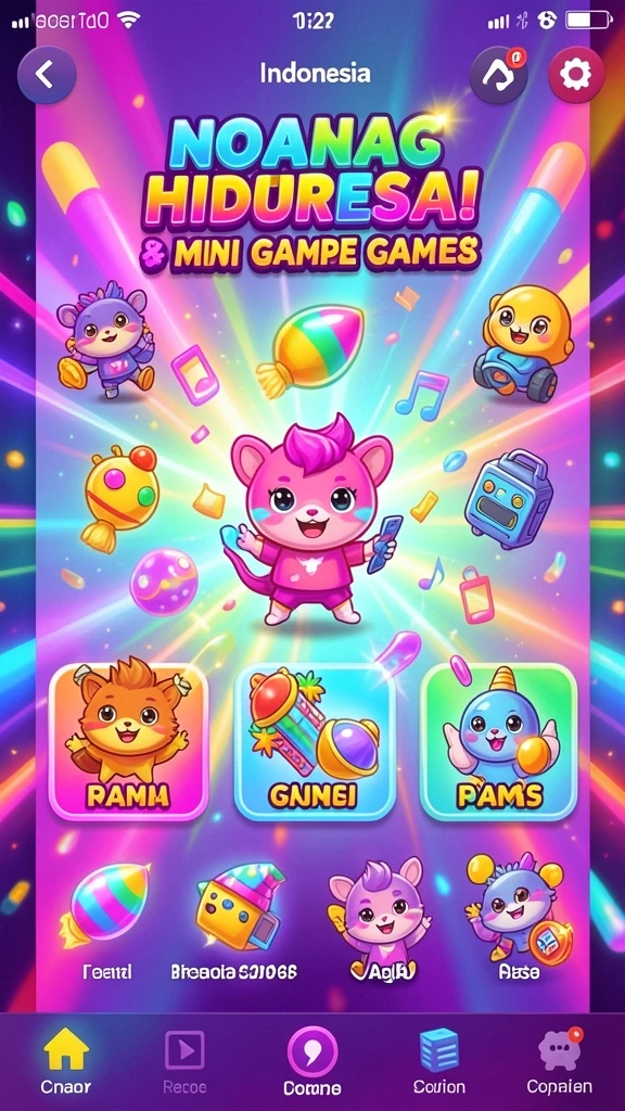 Screenshot memperlihatkan lingkungan fantastis yang menawan.