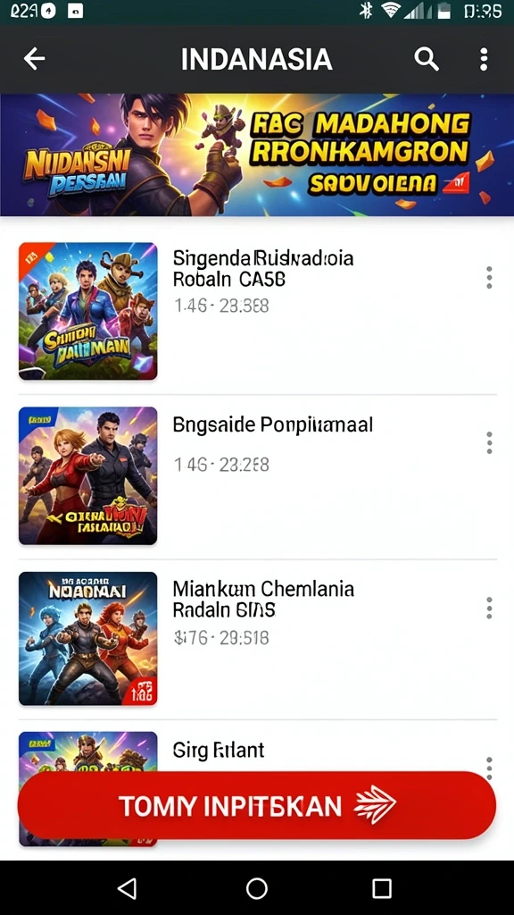 Screenshot menunjukkan mode multiplayer dengan banyak pemain.