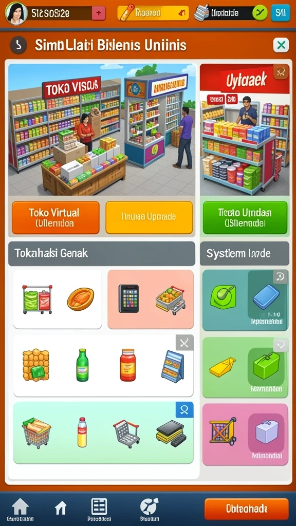 Mode permainan yang beragam dan penuh tantangan.