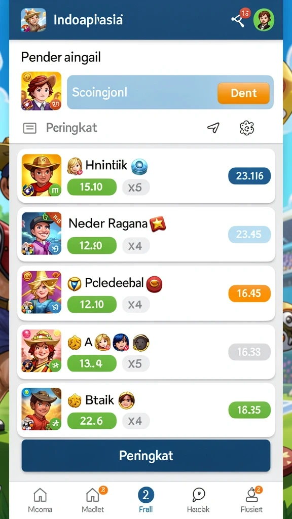 Screenshot menunjukkan pemain bersaing dalam turnamen seru.