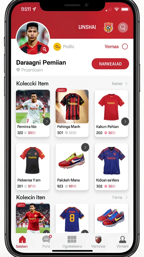 Tampilan karakter utama dengan desain yang menarik.