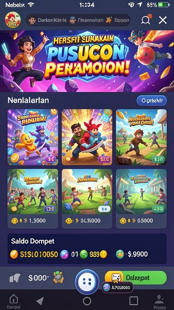 Ilustrasi grafis yang menarik dan penuh warna.