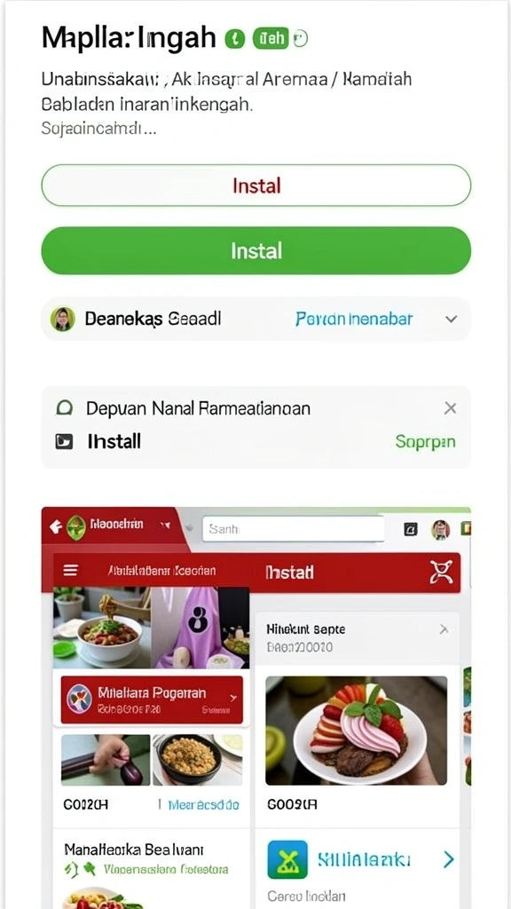 Screenshot menampilkan tampilan grafis yang memukau.