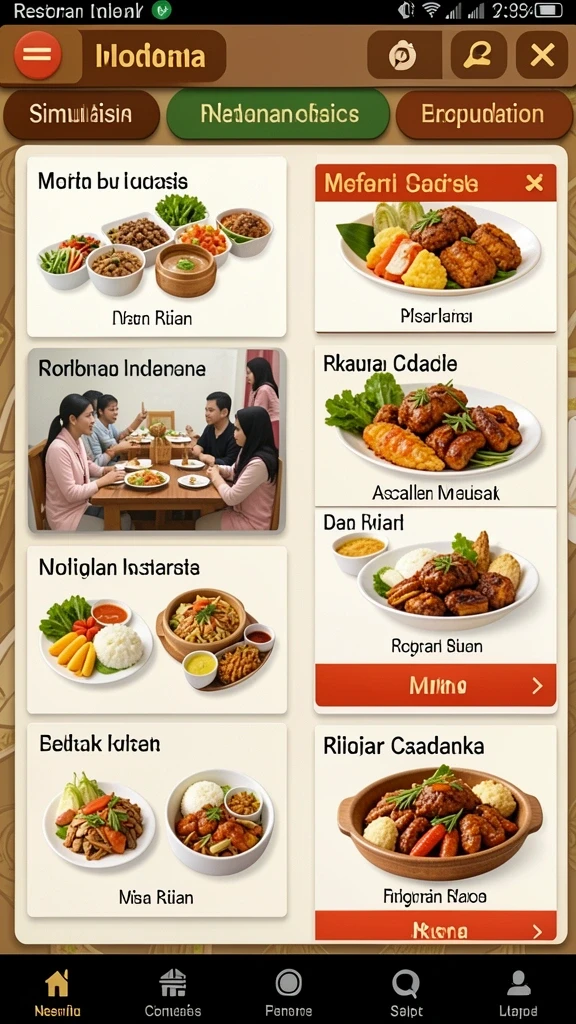 Screenshot menunjukkan pilihan mode permainan yang beragam.