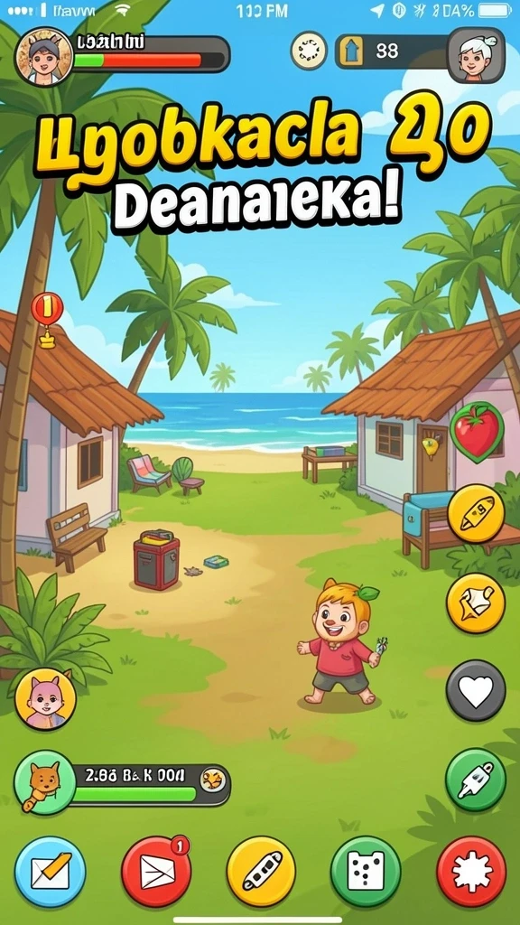 Tampilan menu utama yang menarik dan intuitif.