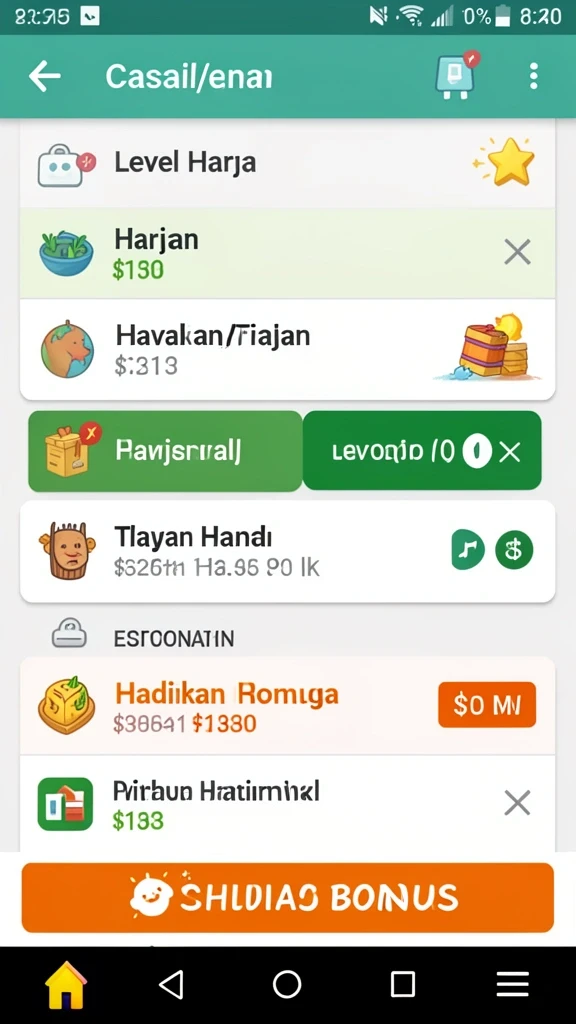 Tampilan antarmuka yang menarik dan user-friendly.